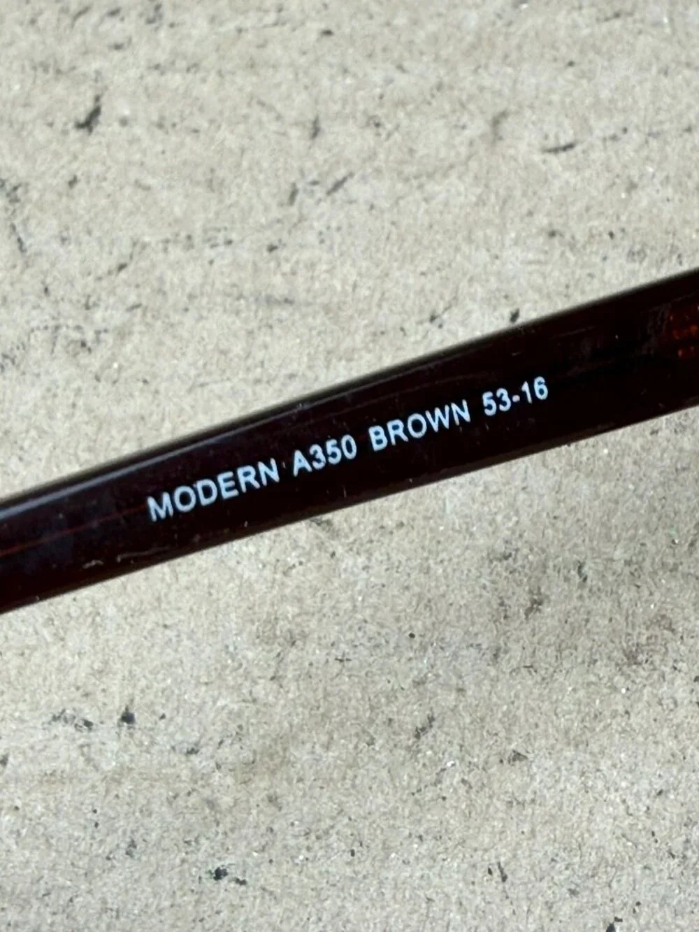 Modern Art A350 Brown Eyeglasses Frame 53-16 frame only